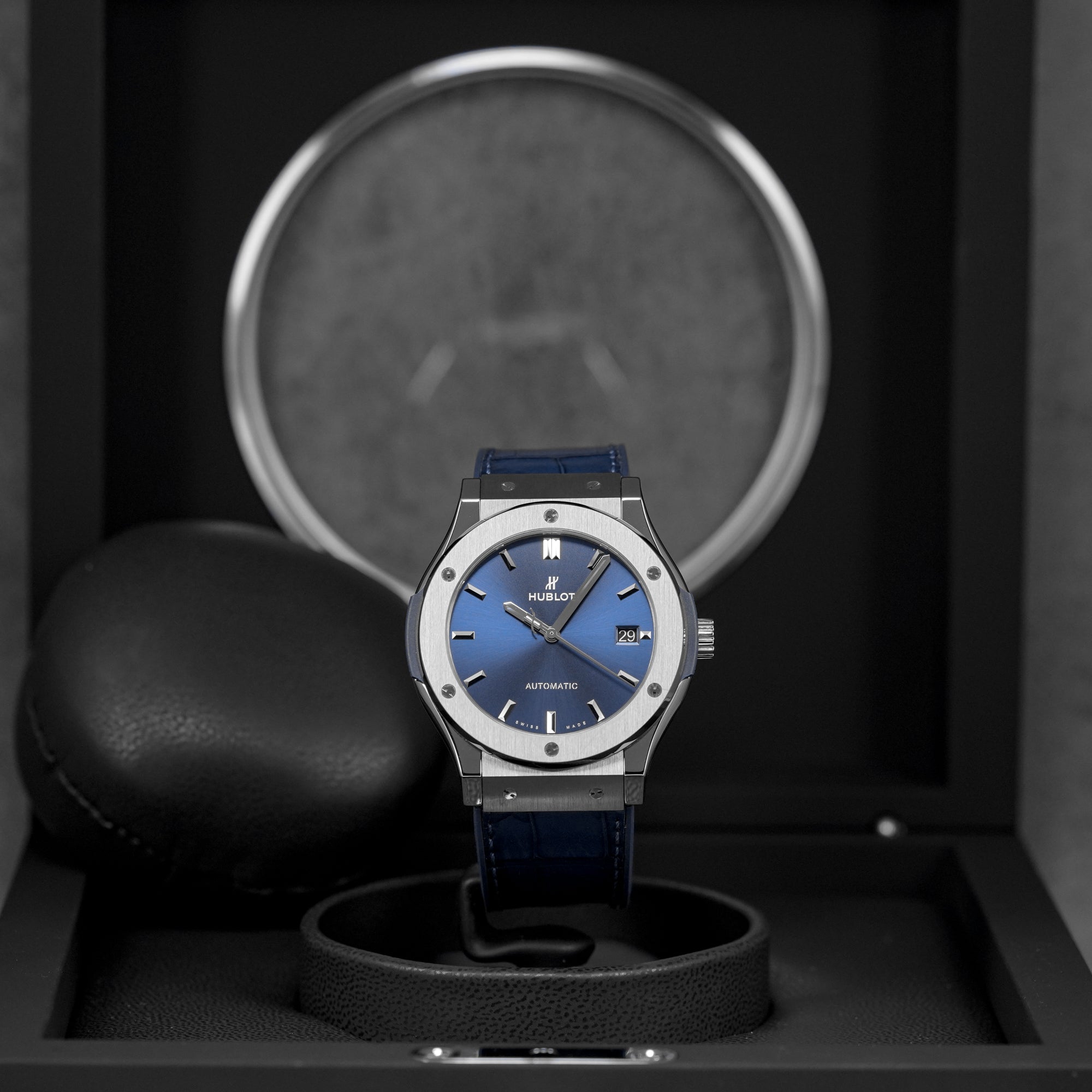 CLASSIC FUSION 45MM TITANIUM BLUE (2024)