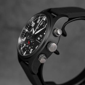 harga iwc pilot chronograph top gun black ceramic
