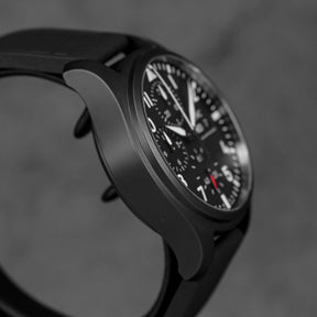 harga iwc pilot chronograph top gun black ceramic