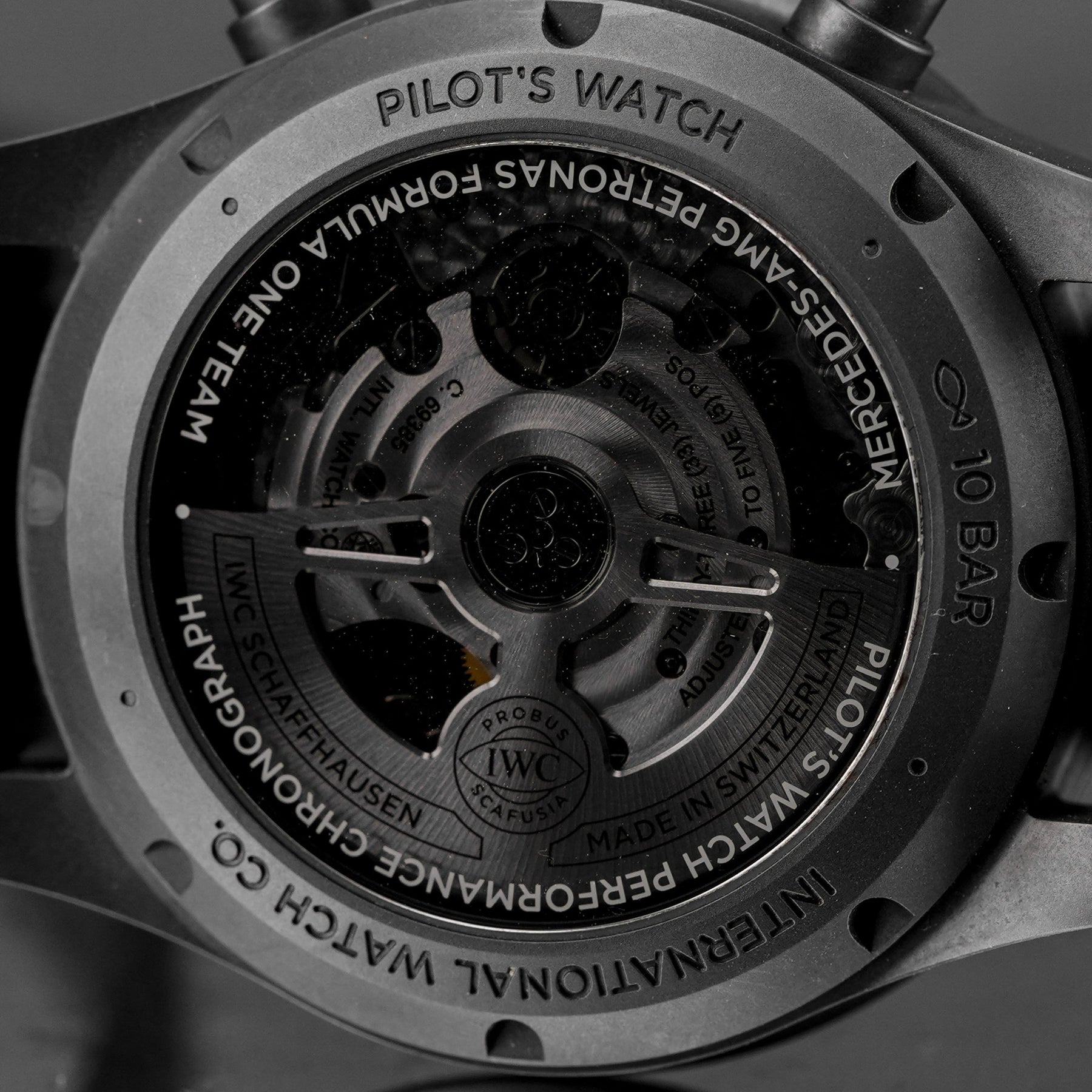 harga iwc pilot performance chronograph f1 team