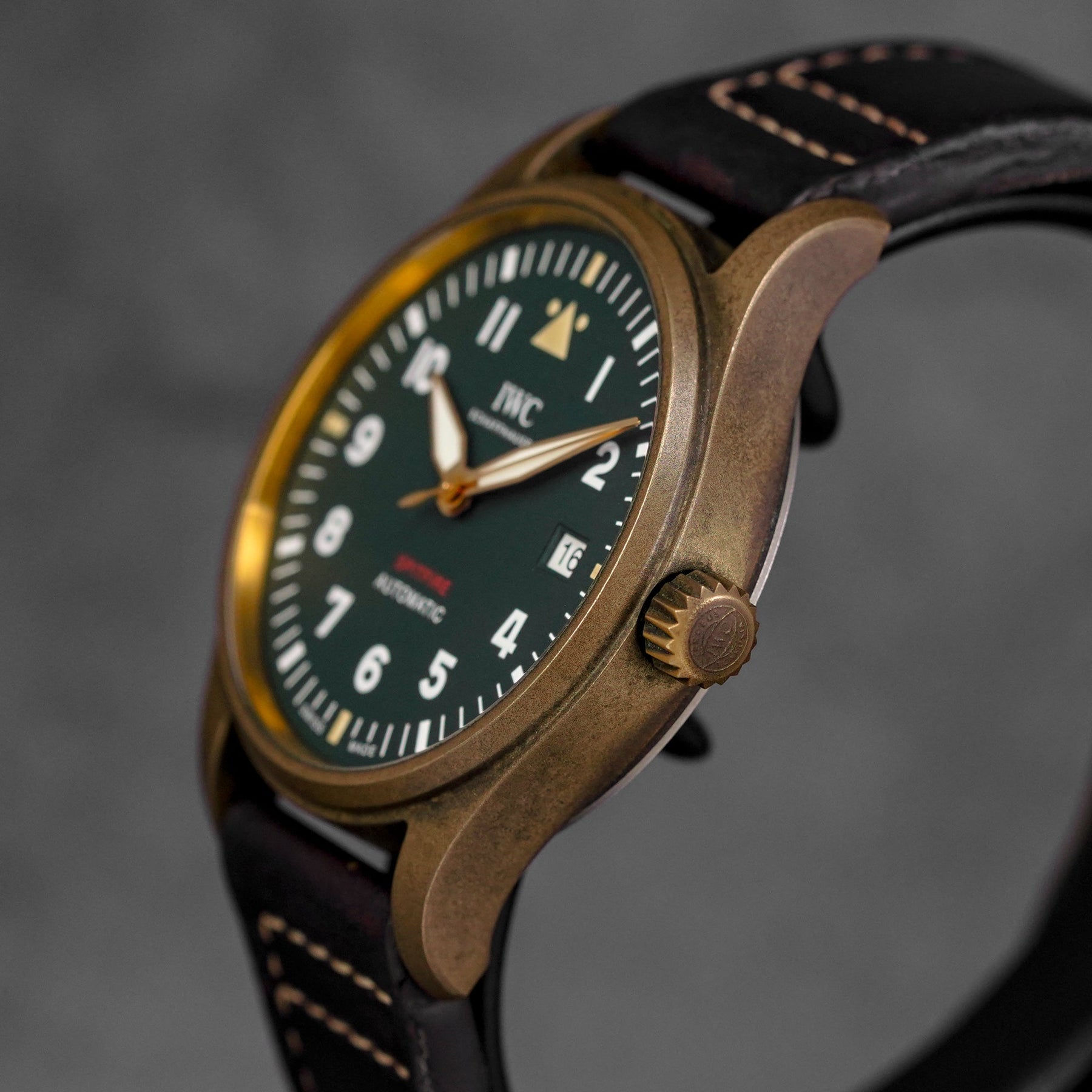 harga iwc pilot spitfire bronze green