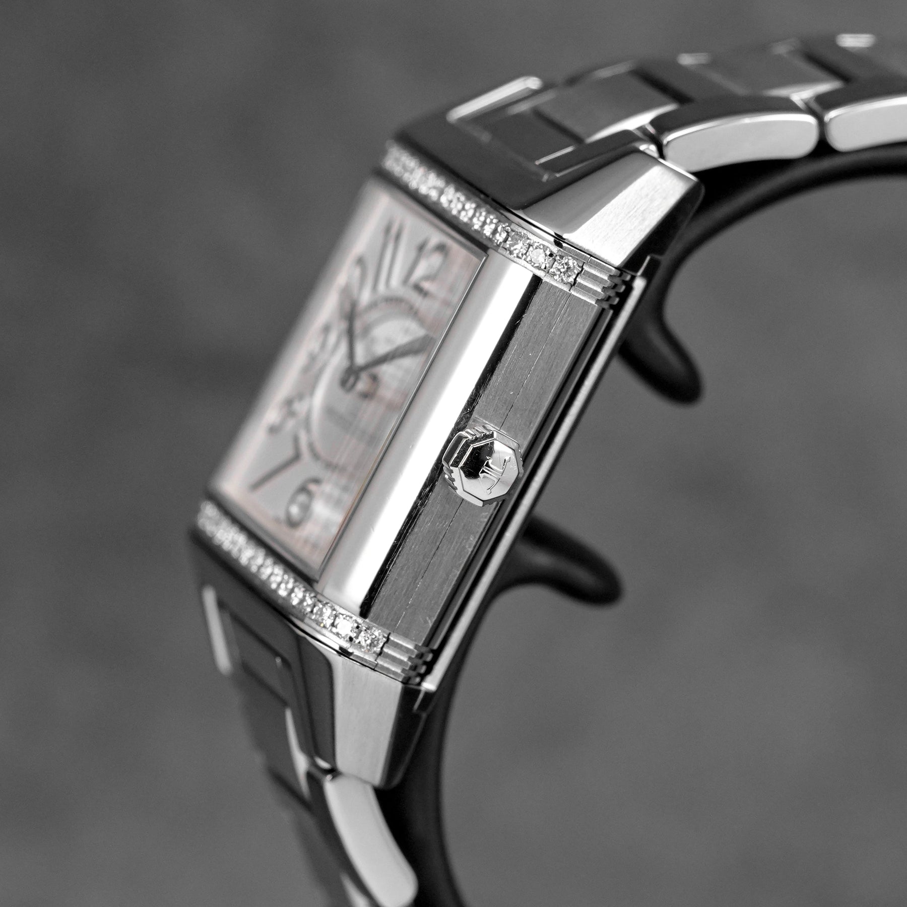 REVERSO SQUADRA DUETTO MOONPHASE DIAMOND BEZEL (WATCH ONLY)