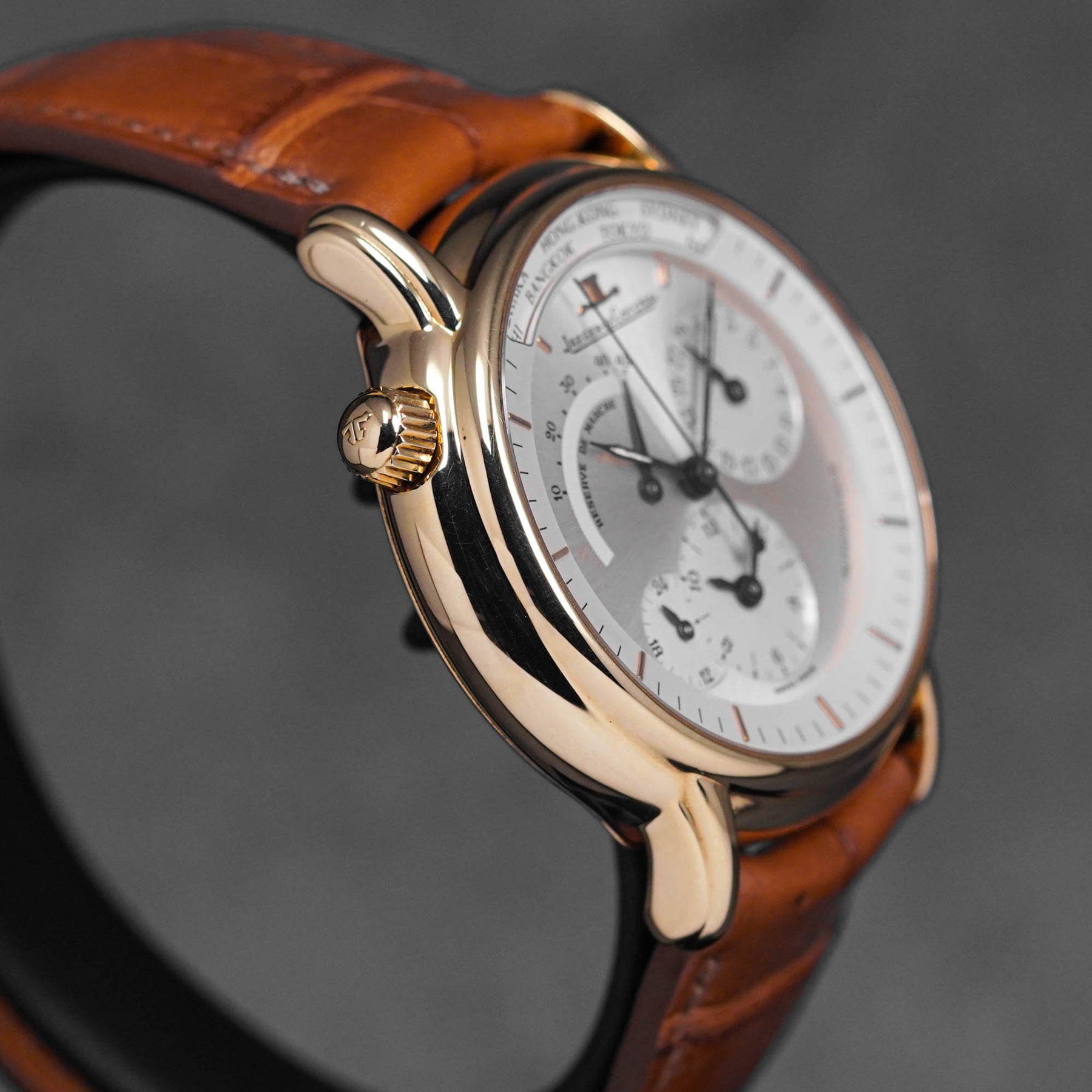 MASTER GEOGRAPHIC YELLOWGOLD SILVER DIAL (WATCH ONLY)