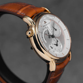 MASTER GEOGRAPHIC YELLOWGOLD SILVER DIAL (WATCH ONLY)