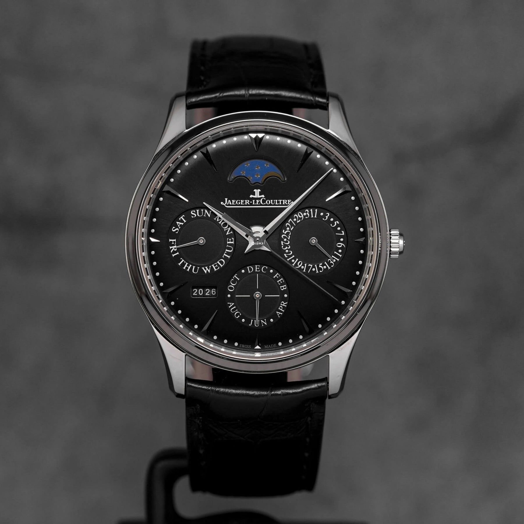 MASTER ULTRA THIN PERPETUAL CALENDAR BLACK DIAL