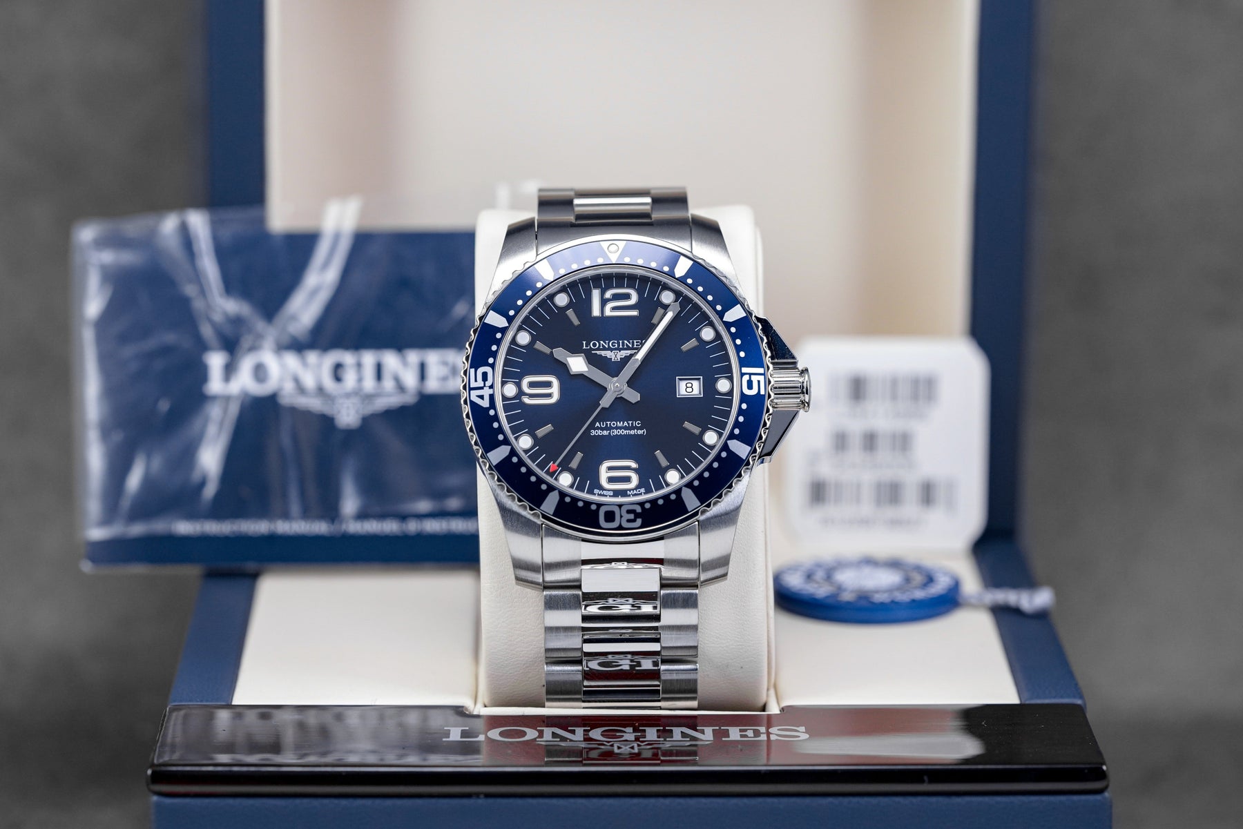 harga longines hydroconquest 44 blue