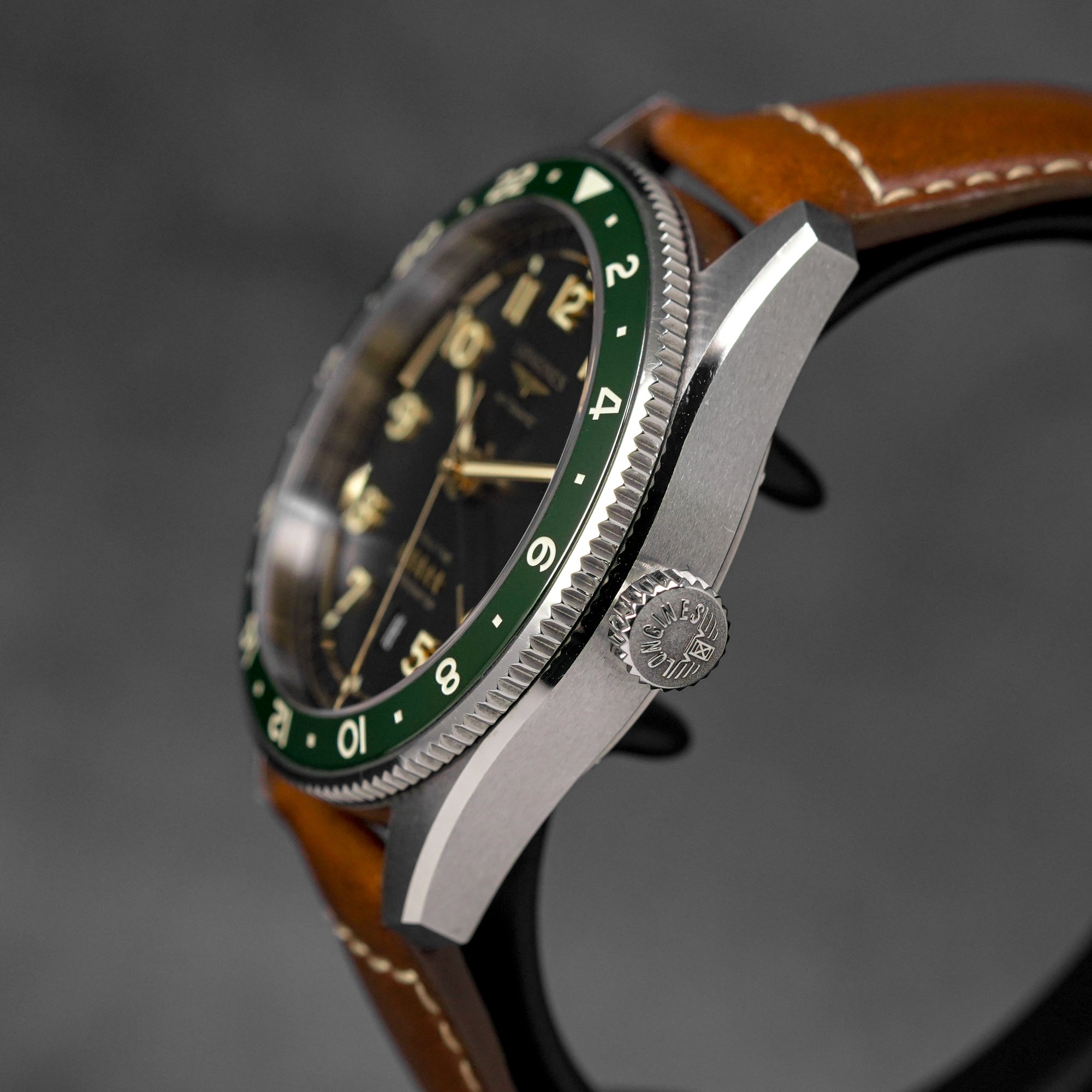 SPIRIT ZULU TIME BLACK DIAL LEATHER STRAP (2023)