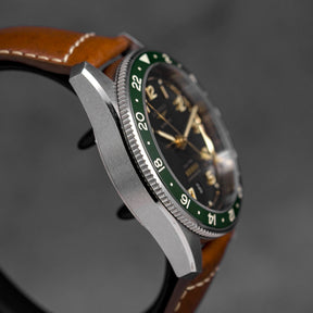 SPIRIT ZULU TIME BLACK DIAL LEATHER STRAP (2023)