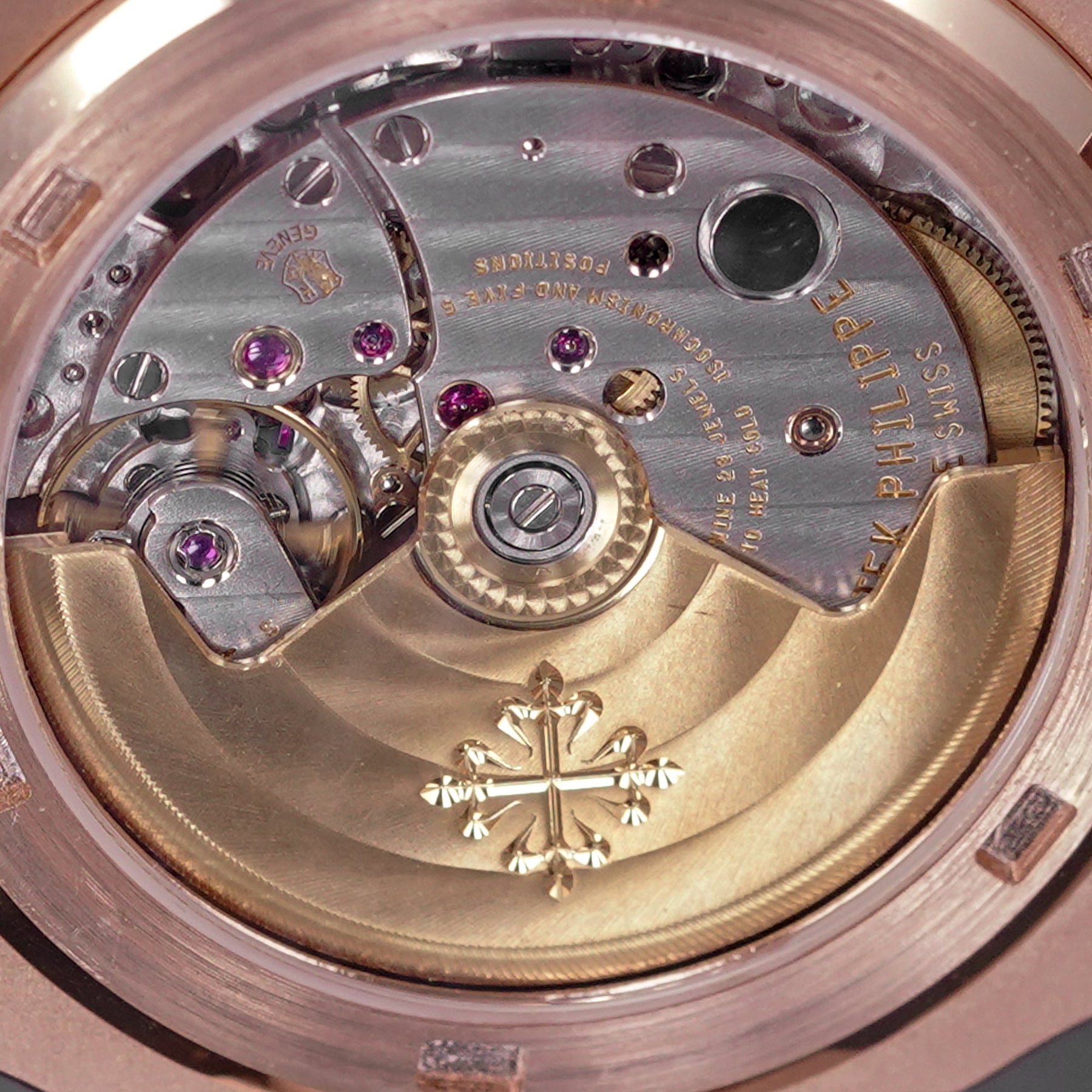 CUSTOM NAUTILUS DESIGN ROSEGOLD DIAMOND-SET