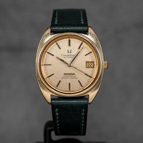 CONSTELLATION 'C-SHAPE' YELLOWGOLD-PLATED CHAMPAGNE DIAL (WATCH ONLY)