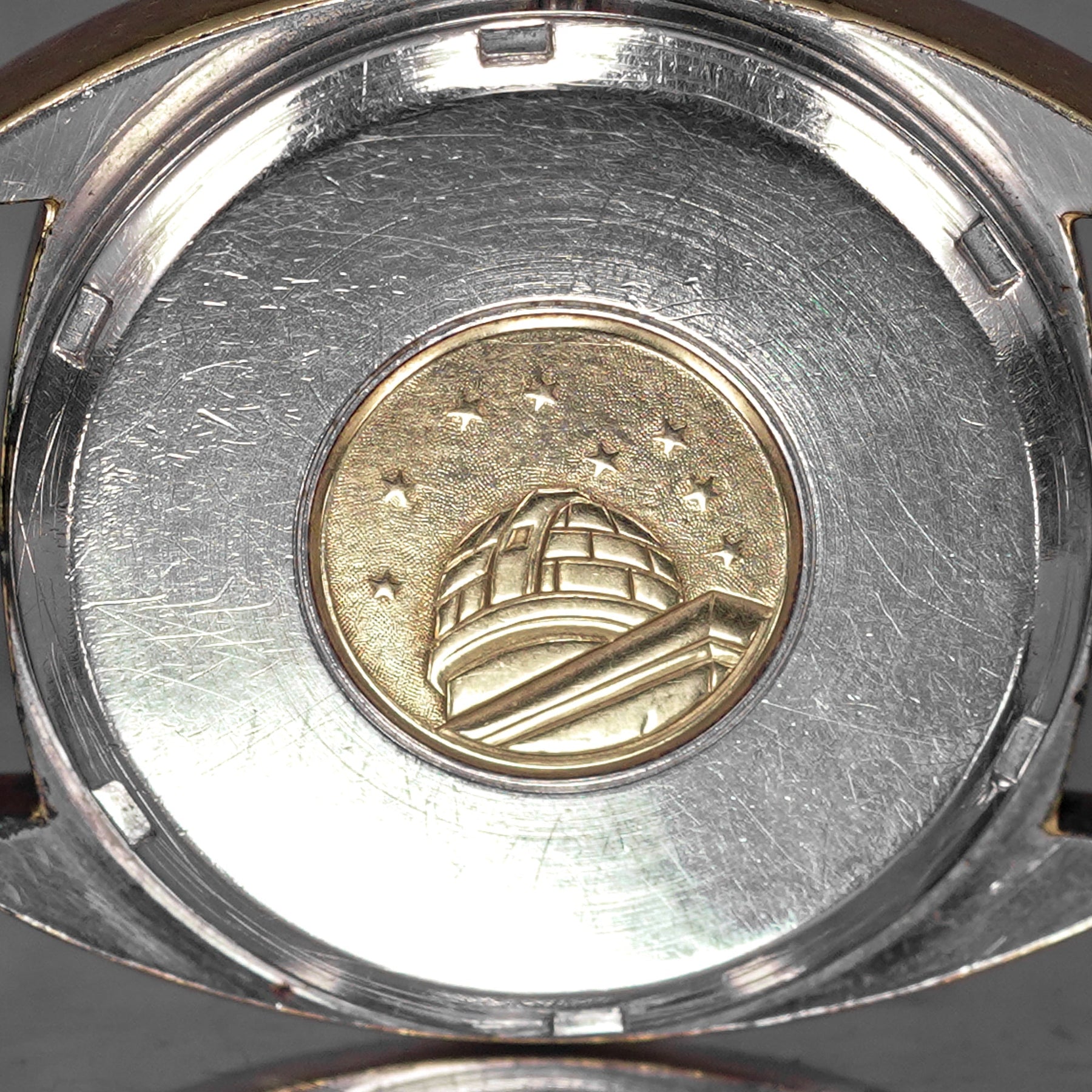 CONSTELLATION 'C-SHAPE' YELLOWGOLD-PLATED CHAMPAGNE DIAL (WATCH ONLY)