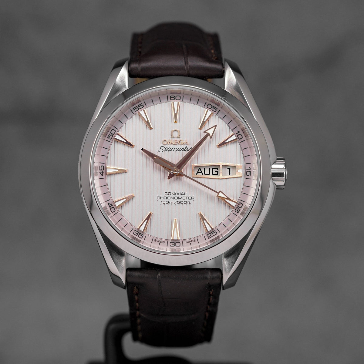 SEAMASTER AQUA TERRA 150M ANNUAL CALENDAR SILVER DIAL (2013)