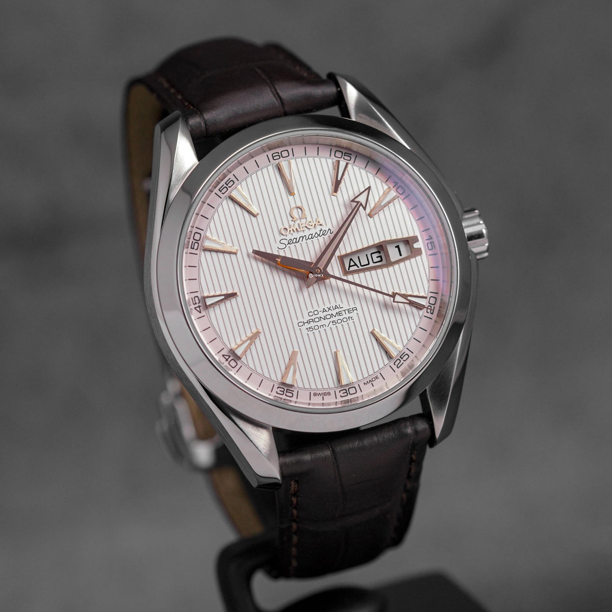 SEAMASTER AQUA TERRA 150M ANNUAL CALENDAR SILVER DIAL (2013)
