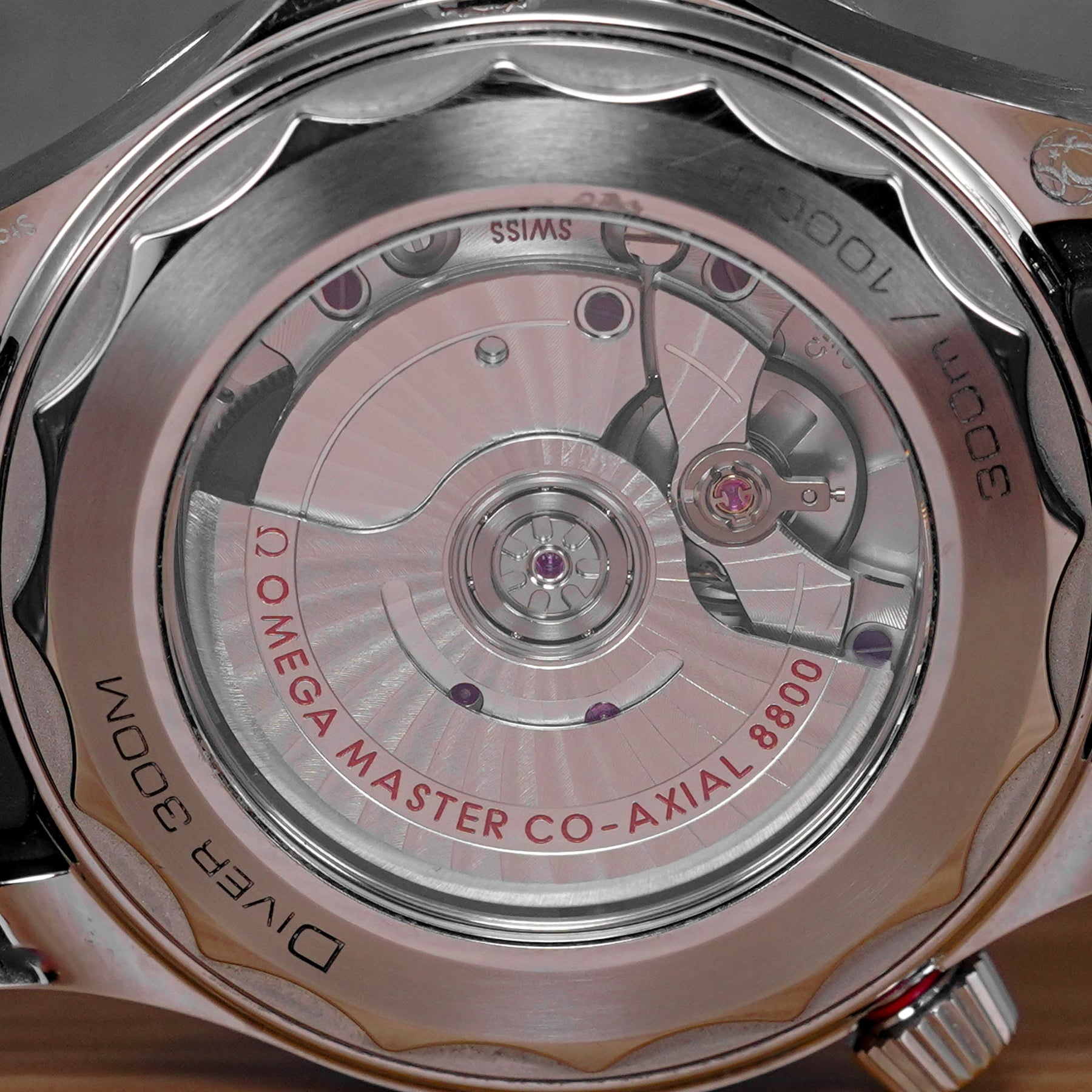 SEAMASTER DIVER 300 WHITE DIAL RUBBER STRAP (2023)