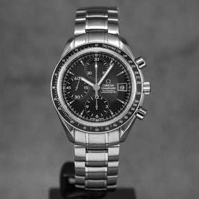 harga omega speedmaster date chrono black