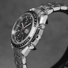 harga omega speedmaster date chrono black