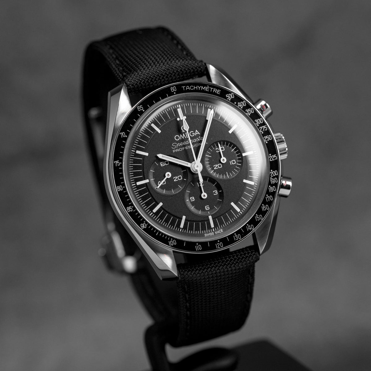 SPEEDMASTER MOONWATCH HESALITE CANVAS STRAP (2023)