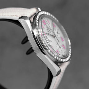 SPEEDMASTER REDUCED WHITE MOP DIAL DIAMOND BEZEL (WATCH ONLY)
