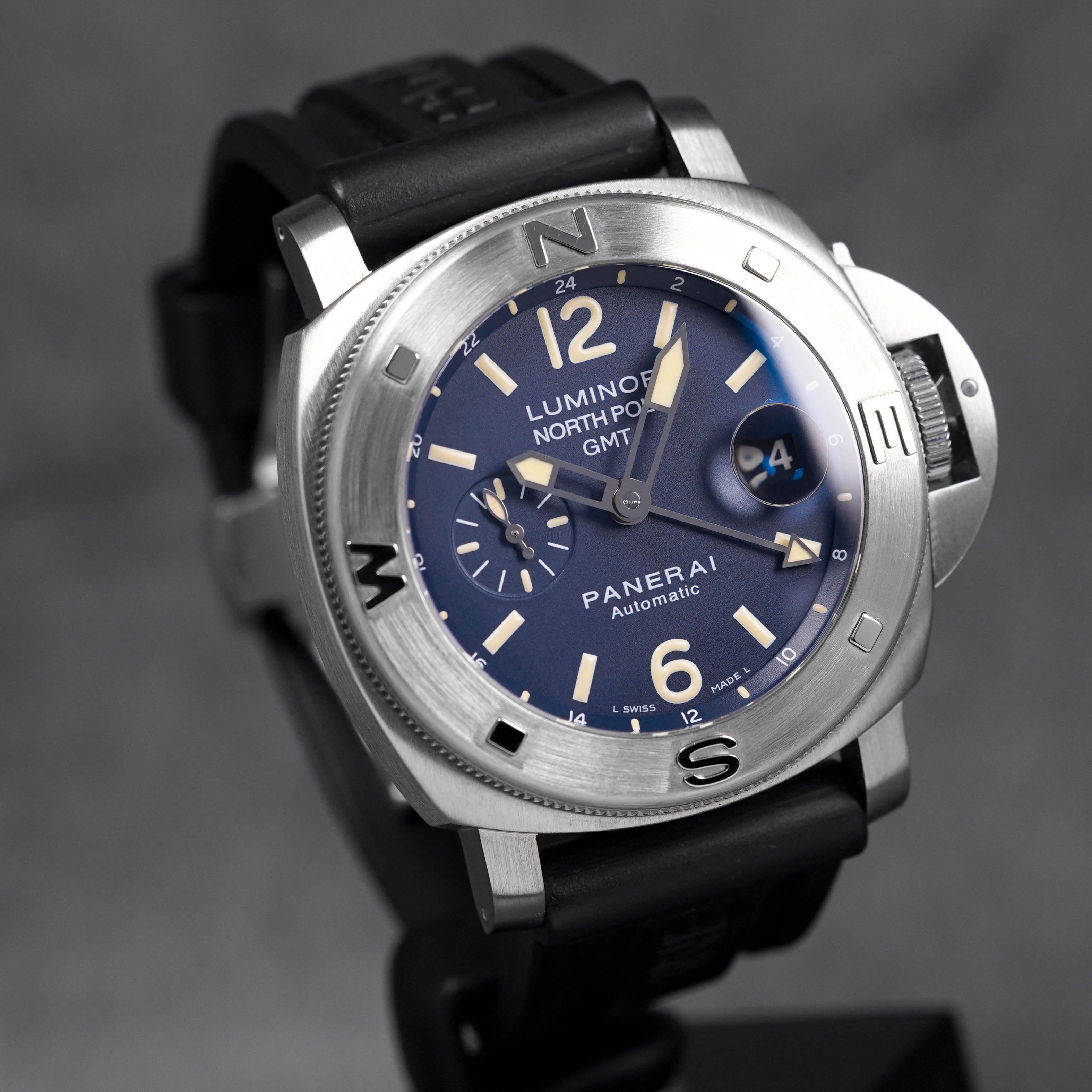 LUMINOR NORTH POLE GMT 44MM BLUE DIAL PAM 252 LIMITED EDITION (2007)