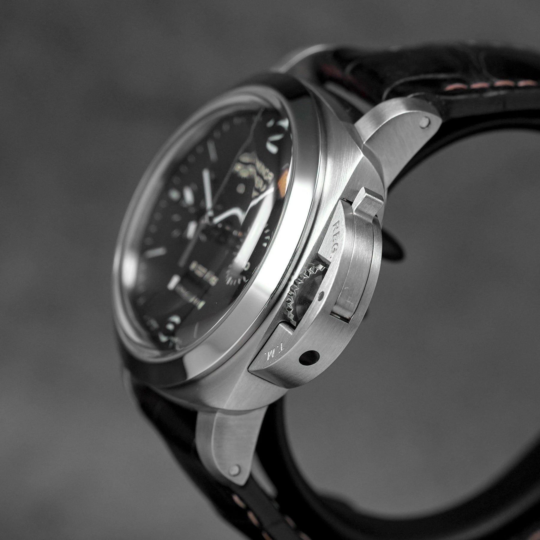 LUMINOR 1950 MONOPULSANTE 8 DAYS GMT 44MM BLACK DIAL PAM 275 (2012)