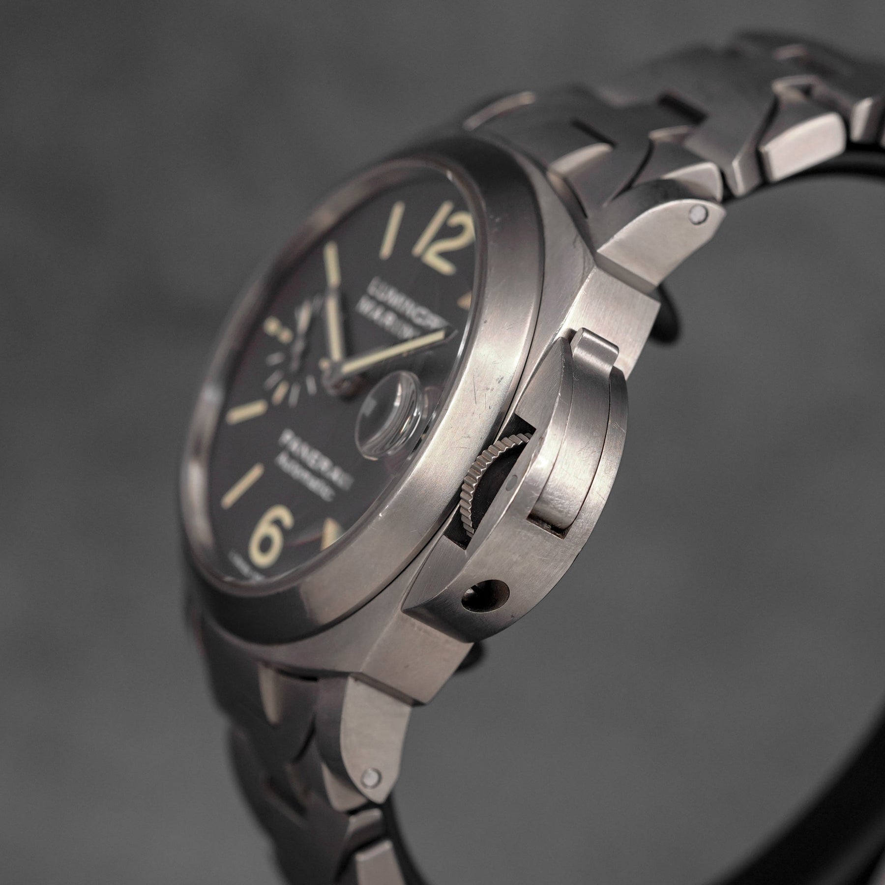 LUMINOR MARINA 44MM TITANIUM BROWN DIAL PAM 279 (WATCH & BOX)