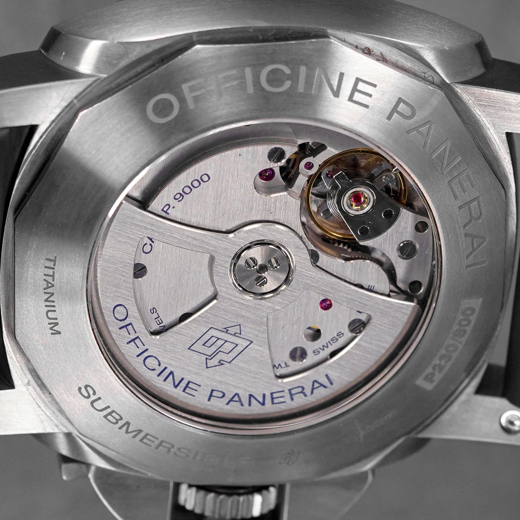 LUMINOR SUBMERSIBLE 1950 3 DAYS 47MM TITANIUM BLACK DIAL PAM 305 (2010)