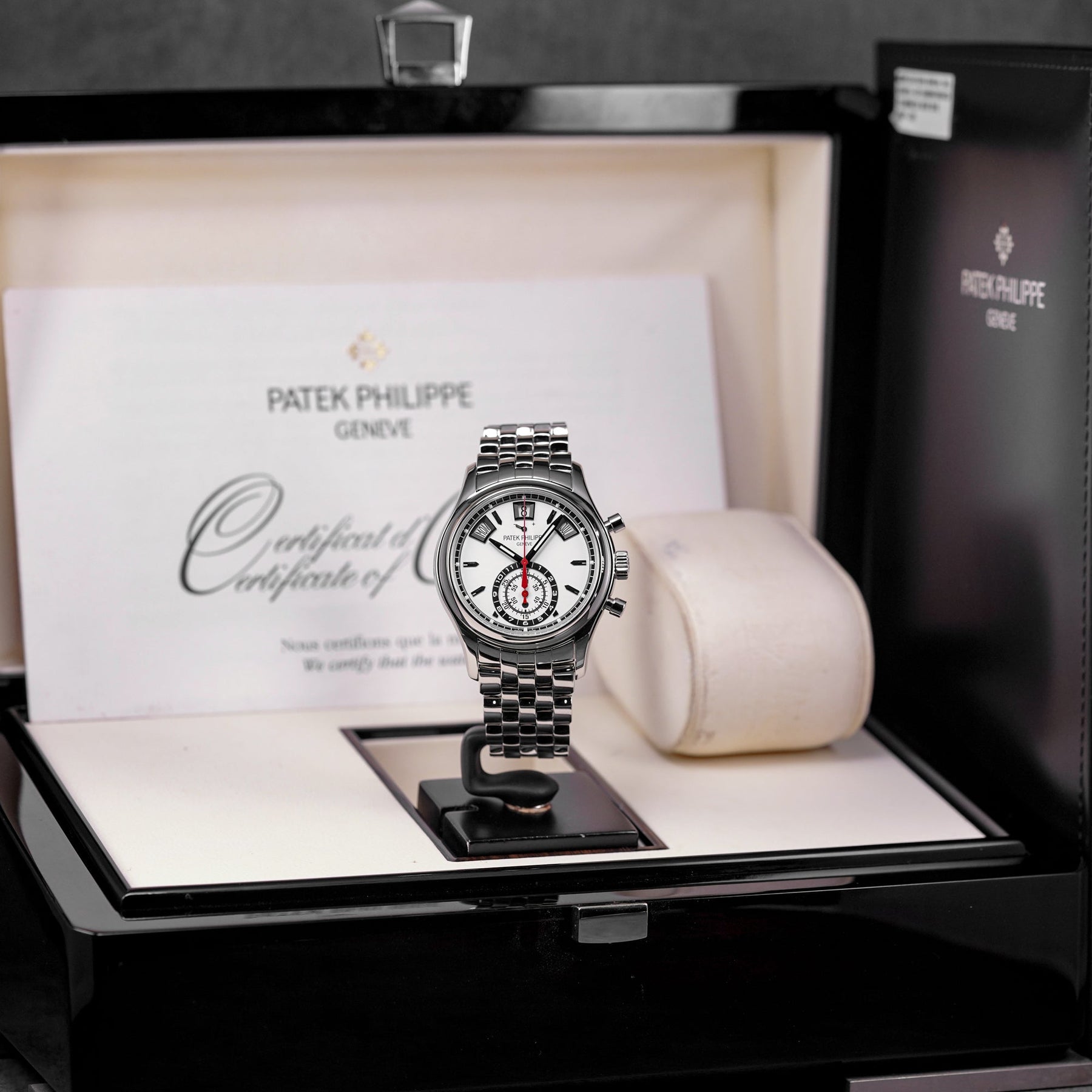 COMPLICATIONS 5960/1A ANNUAL CALENDAR CHRONOGRAPH WHITE DIAL (2016)