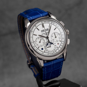 GRAND COMPLICATIONS 5270G WHITEGOLD PERPETUAL CALENDAR CHRONOGRAPH SILVER DIAL (2014)