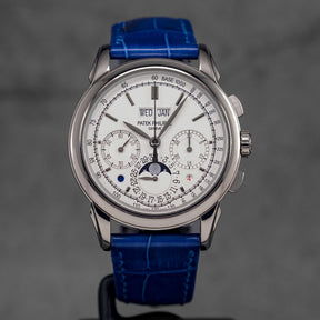 GRAND COMPLICATIONS 5270G WHITEGOLD PERPETUAL CALENDAR CHRONOGRAPH SILVER DIAL (2014)