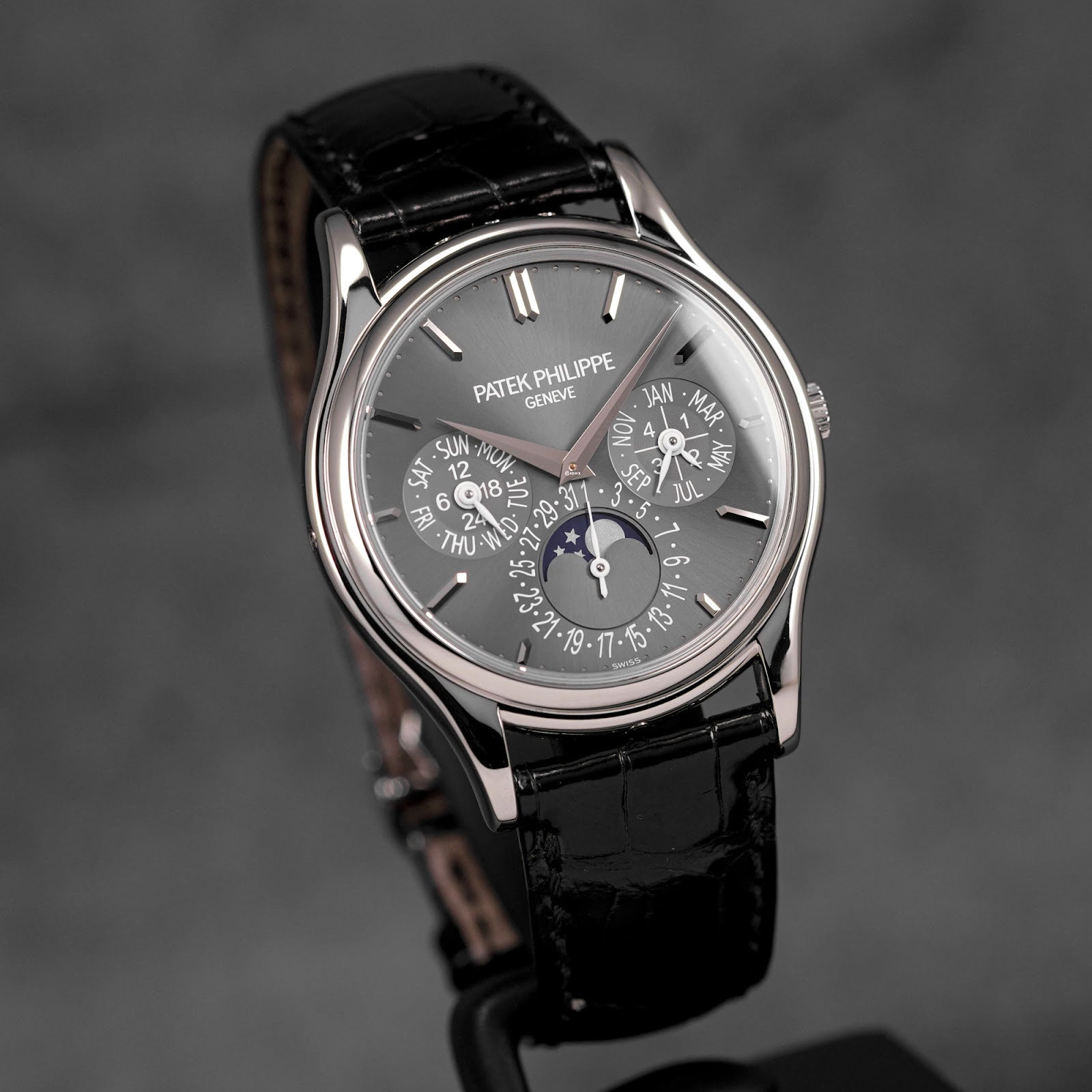GRAND COMPLICATIONS 5140P PLATINUM PERPETUAL CALENDAR MOONPHASE GREY DIAL (2020)