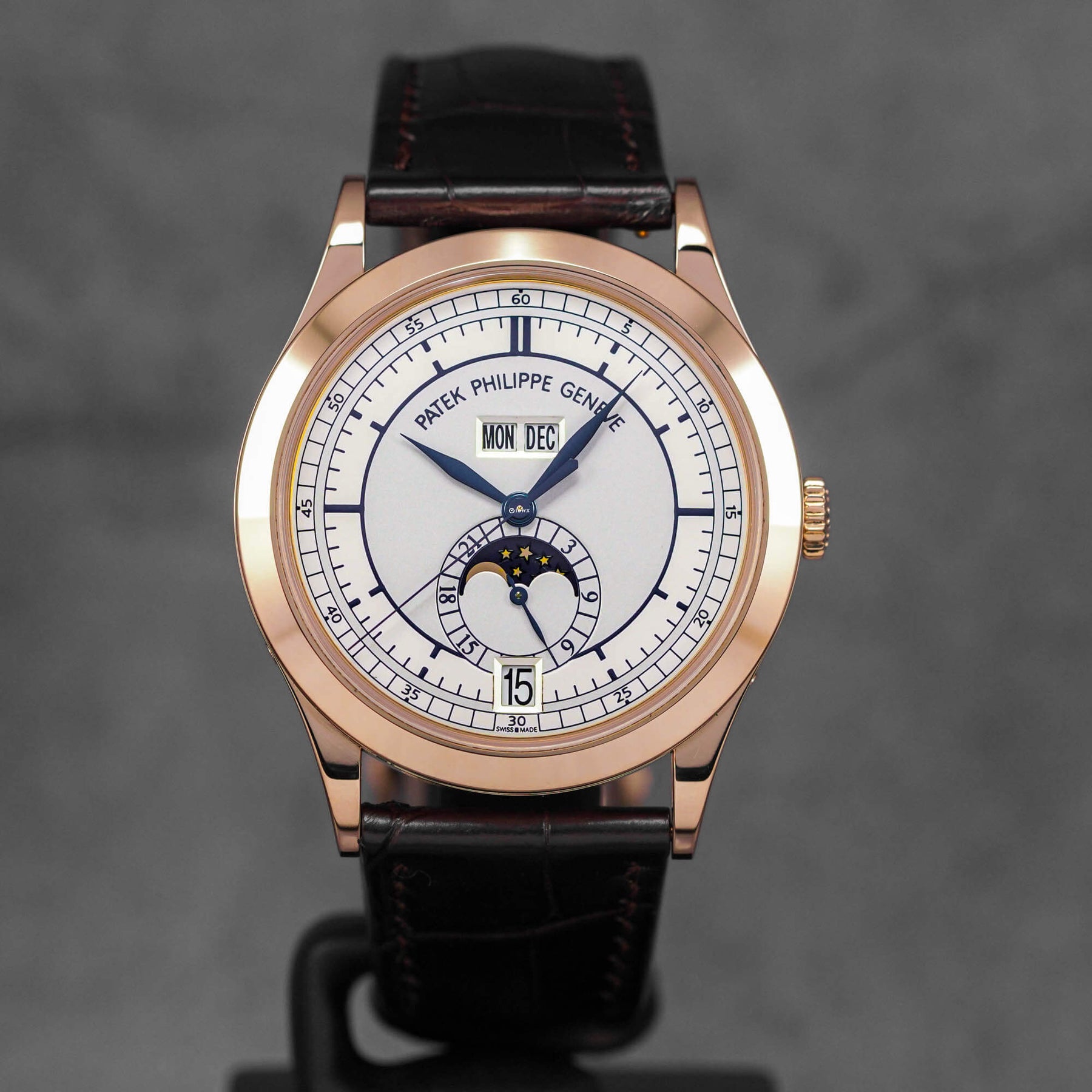 COMPLICATIONS 5396R ROSEGOLD ANNUAL CALENDAR SILVER SECTOR DIAL (2007)