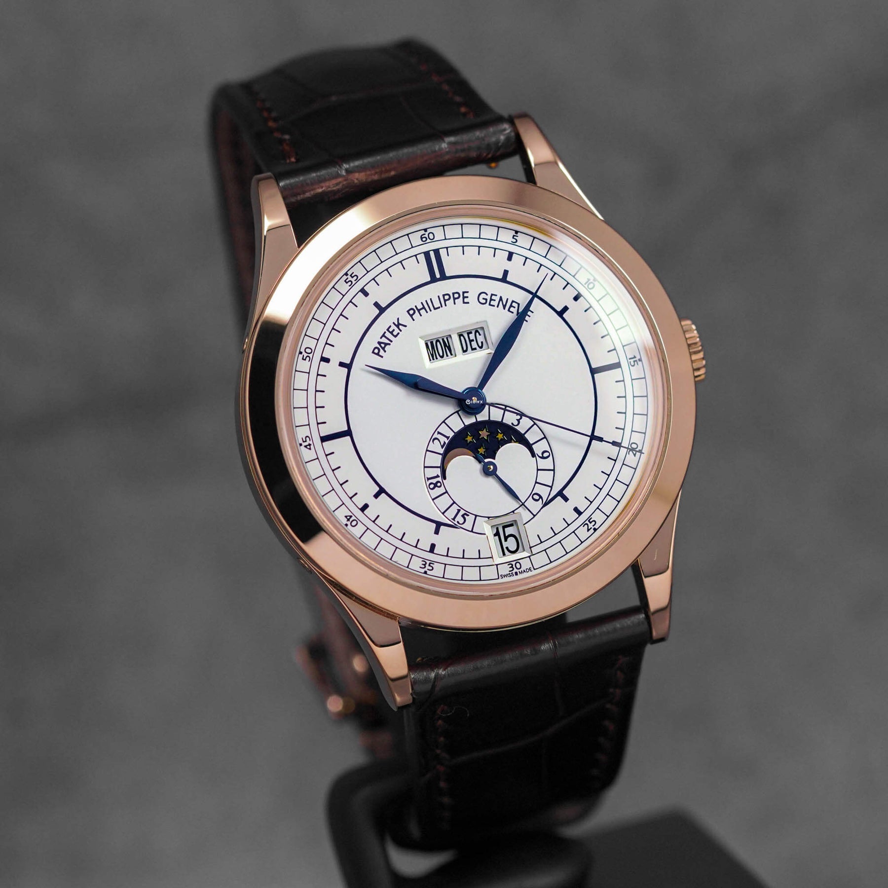 COMPLICATIONS 5396R ROSEGOLD ANNUAL CALENDAR SILVER SECTOR DIAL (2007)
