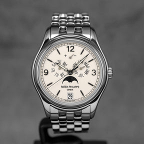 COMPLICATIONS 5145/1G WHITEGOLD ANNUAL CALENDAR IVORY DIAL (WATCH & ARCHIVE PAPER)