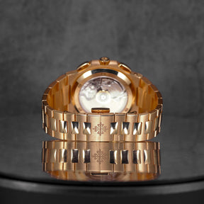 NAUTILUS 5990/1R TRAVEL TIME ROSEGOLD BLUE DIAL (2024)
