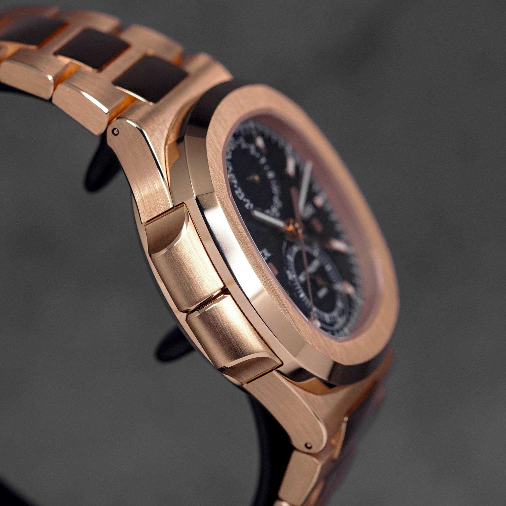 NAUTILUS 5990/1R TRAVEL TIME ROSEGOLD BLUE DIAL