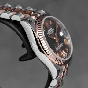 harga rolex datejust 31 choco roman diamond on vi indonesia