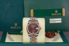 harga rolex datejust 31 choco roman diamond on vi indonesia