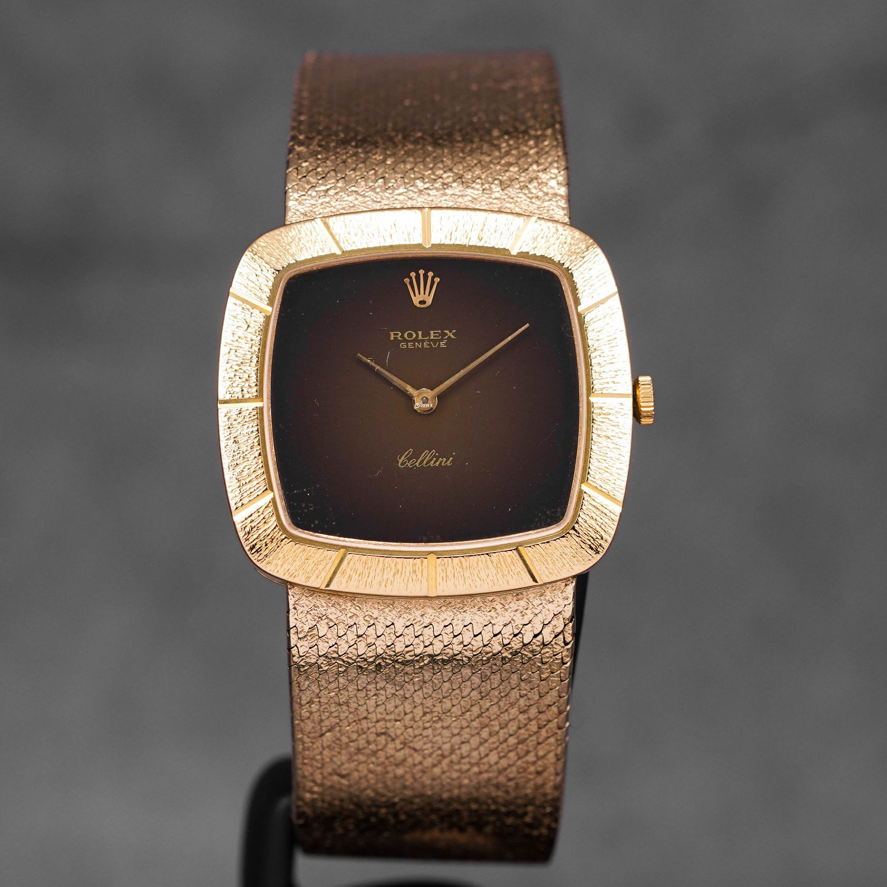 CELLINI VINTAGE YELLOWGOLD BROWN OMBRE DIAL (WATCH ONLY)