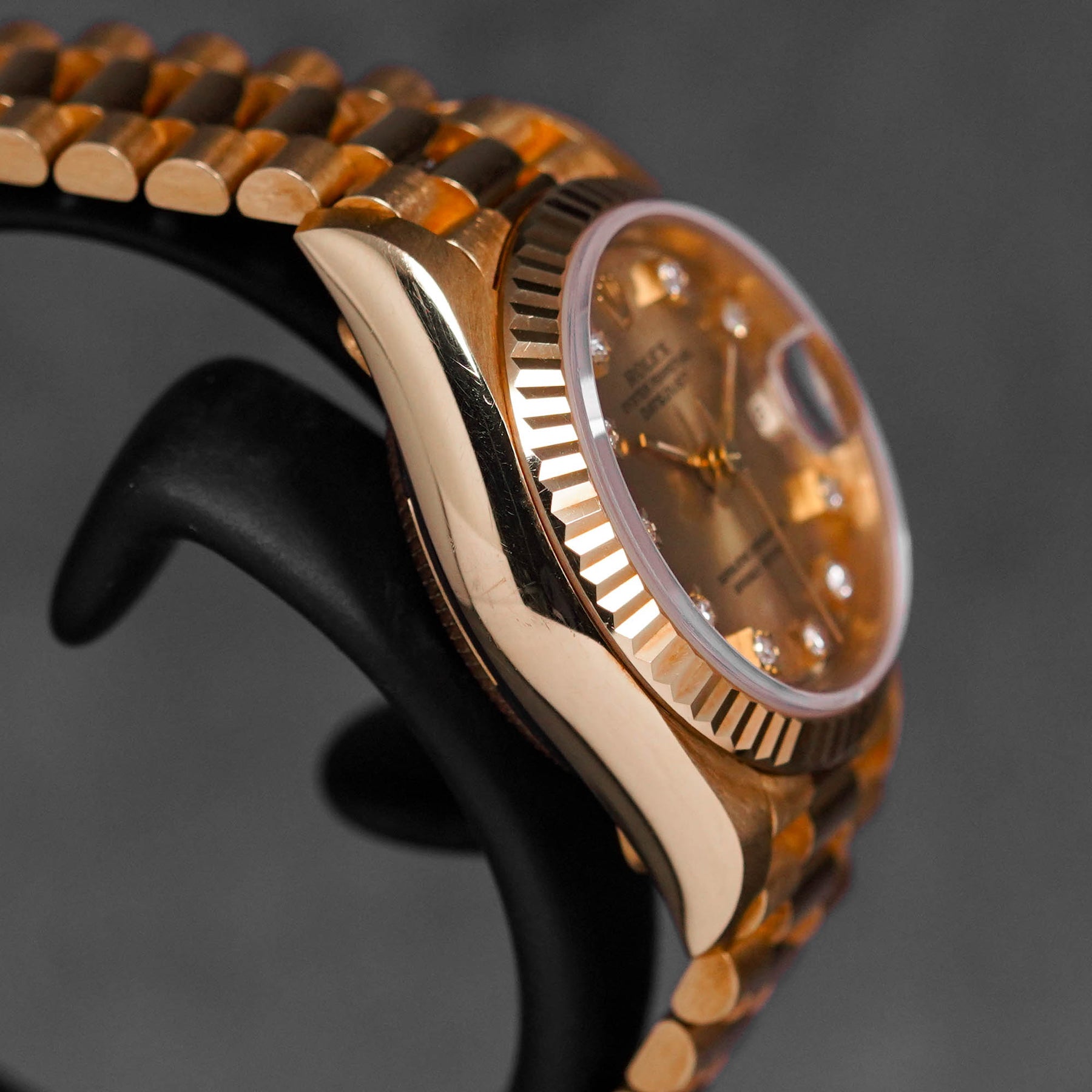 DATEJUST 26MM YELLOWGOLD CHAMPAGNE DIAMOND DIAL (WATCH ONLY)