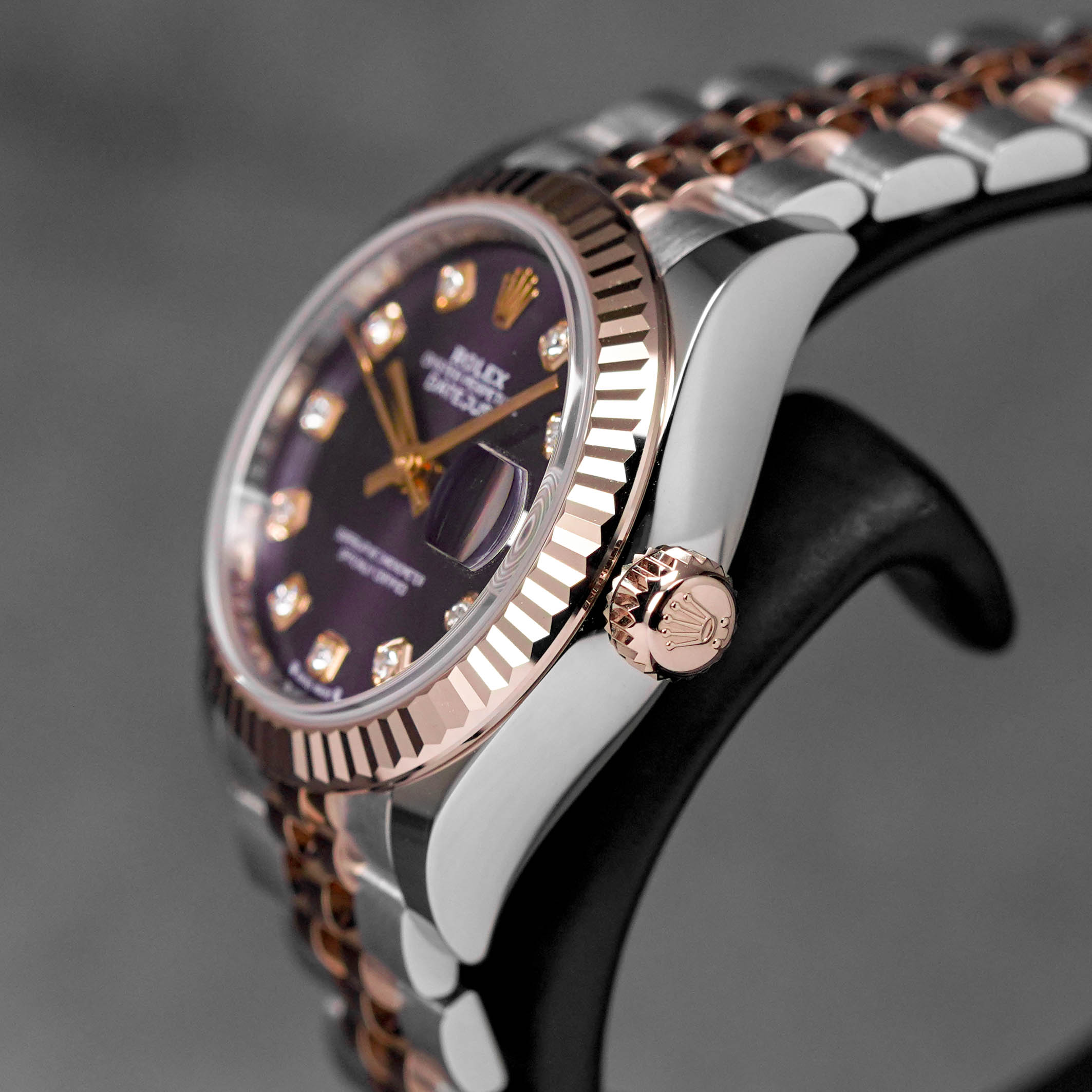 harga rolex datejust 28 aubergine diamond indonesia terbaru