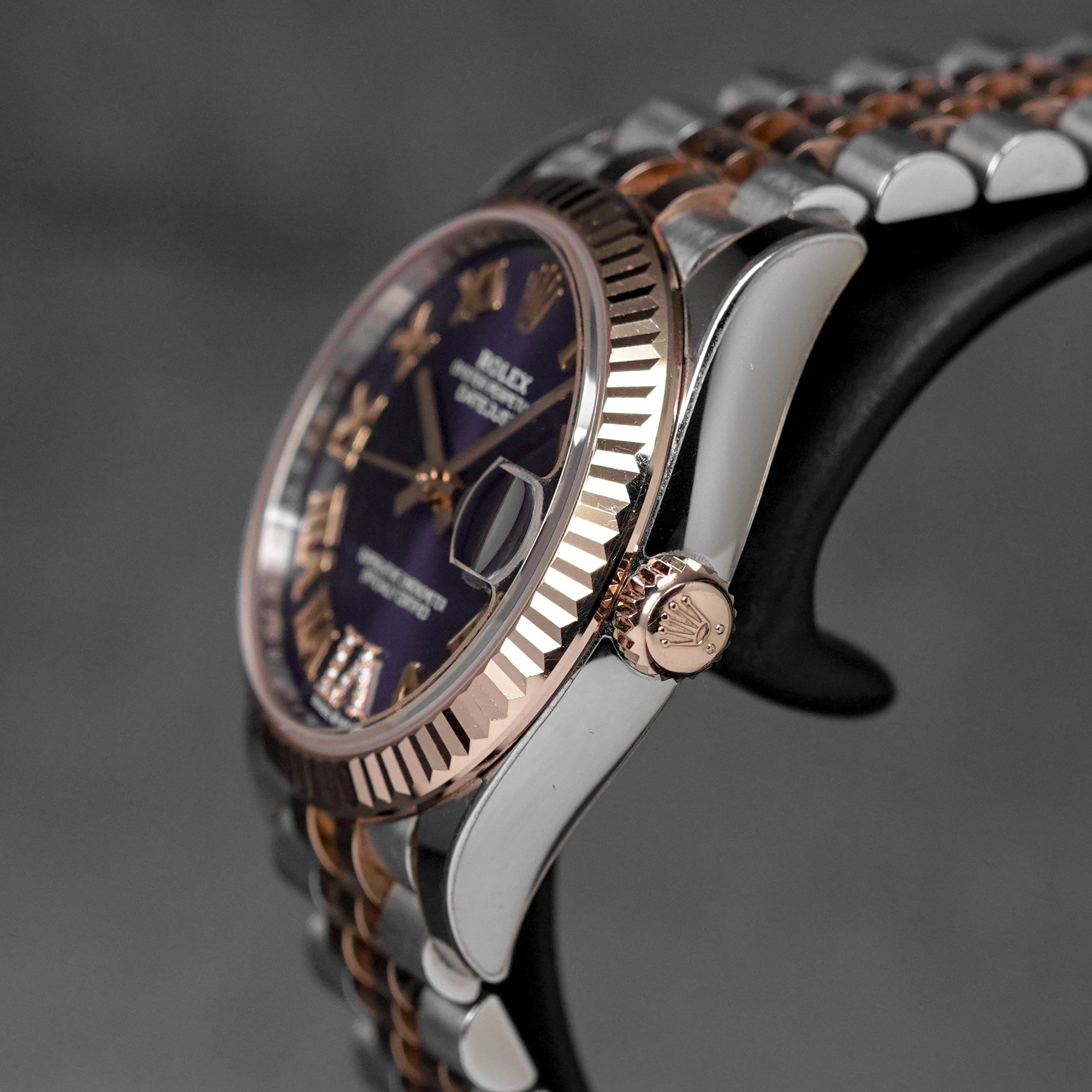 harga rolex datejust 31 aubergine roman indonesia