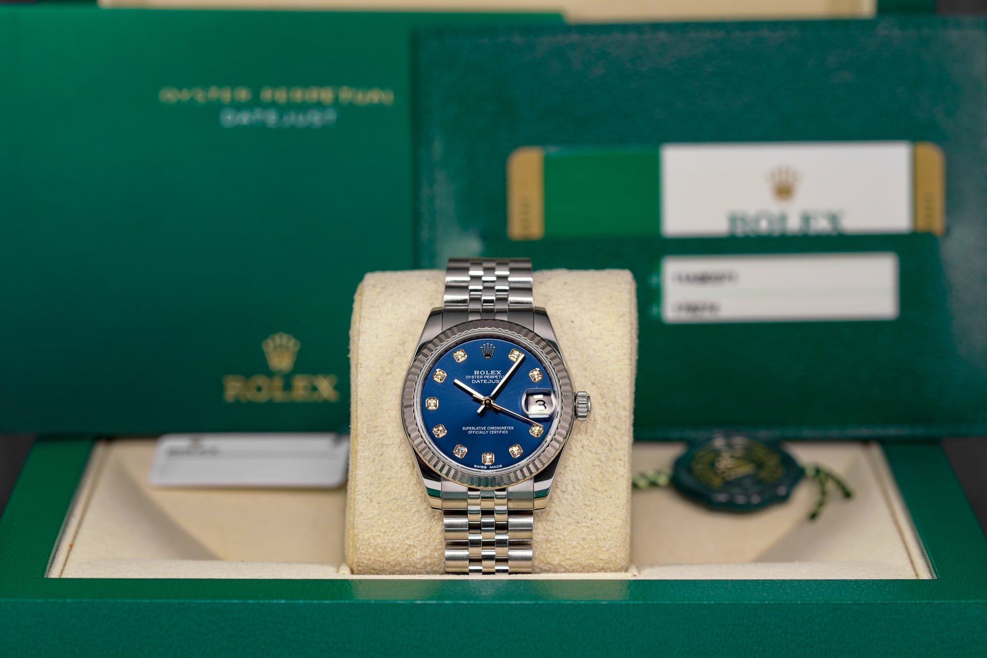 harga rolex datejust 31 blue diamond indonesia