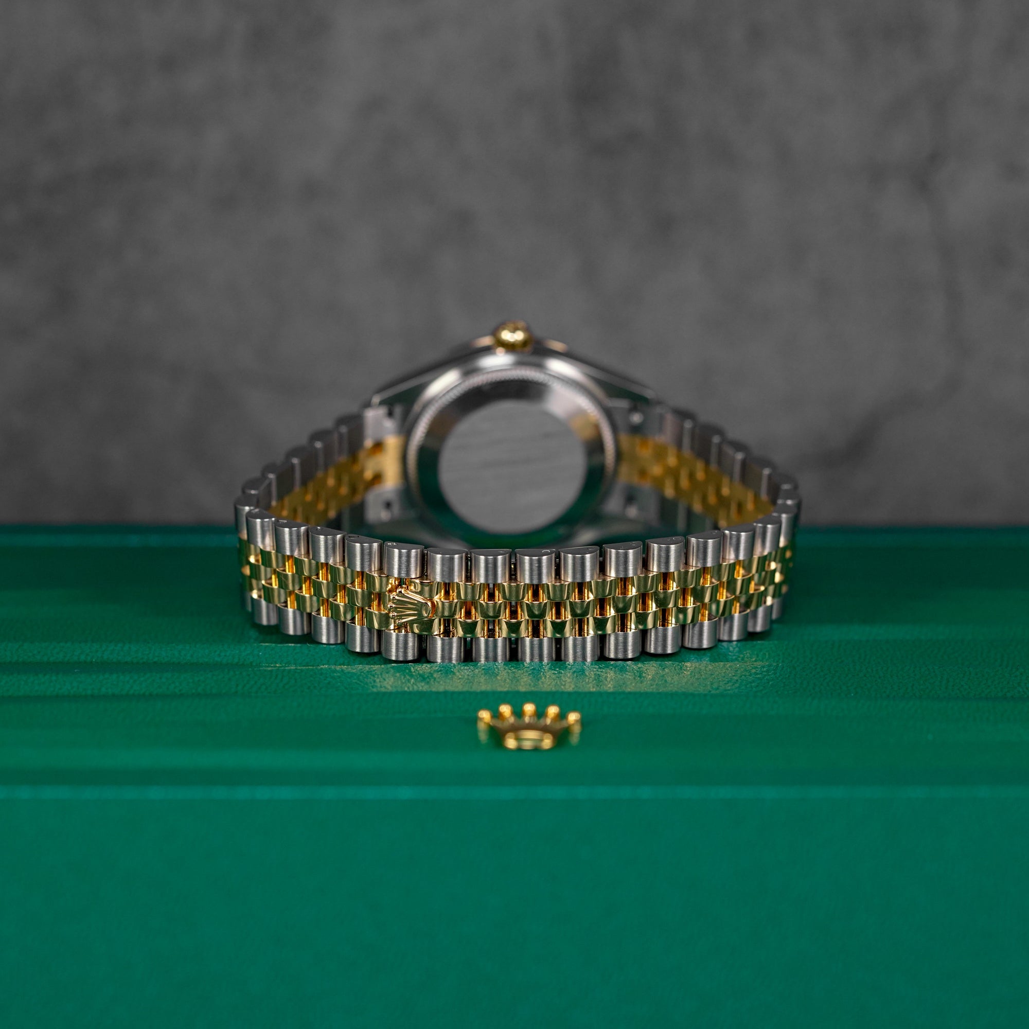 DATEJUST 31MM TWOTONE YELLOWGOLD OLIVE GREEN DIAL DIAMOND ON VI (2026)