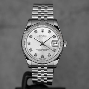 harga rolex datejust 31 silver diamond indonesia