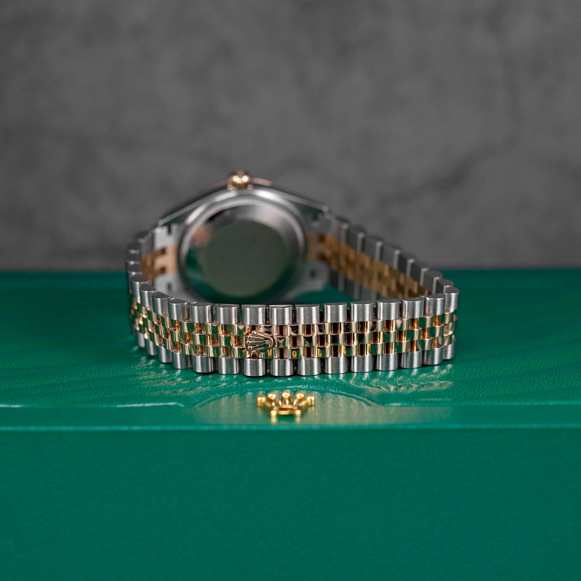 DATEJUST 31MM TWOTONE ROSEGOLD SILVER FLORAL DIAMOND DIAL (2023)