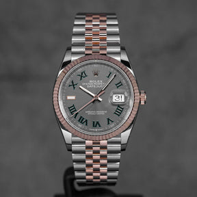 DATEJUST 36MM TWOTONE ROSEGOLD WIMBLEDON DIAL (2026)