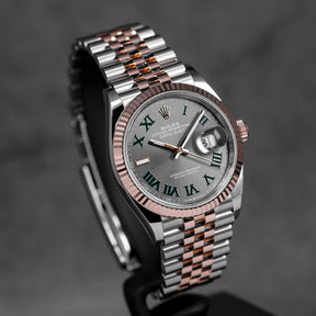 DATEJUST 36MM TWOTONE ROSEGOLD WIMBLEDON DIAL (2026)