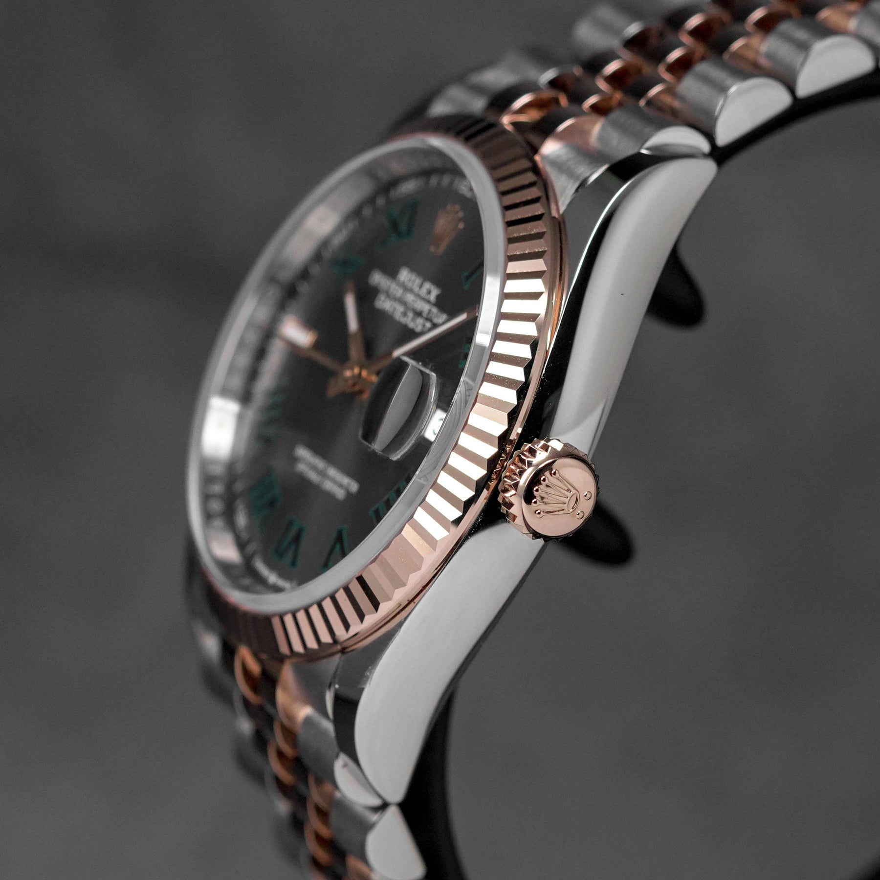 DATEJUST 36MM TWOTONE ROSEGOLD WIMBLEDON DIAL (2026)