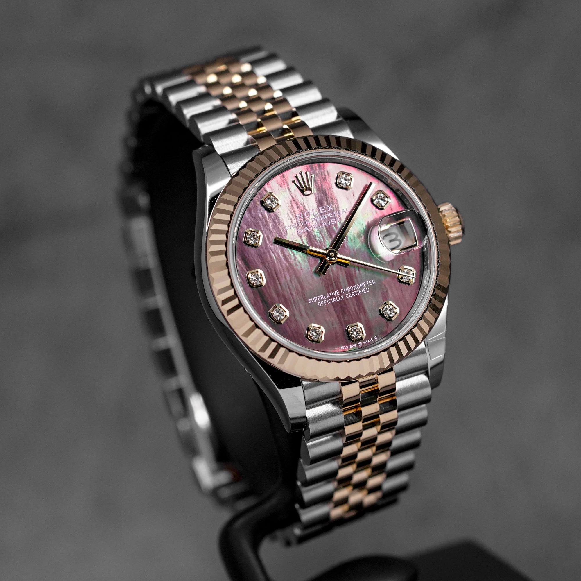 harga rolex datejust 31mm black mop diamond indonesia terbaru