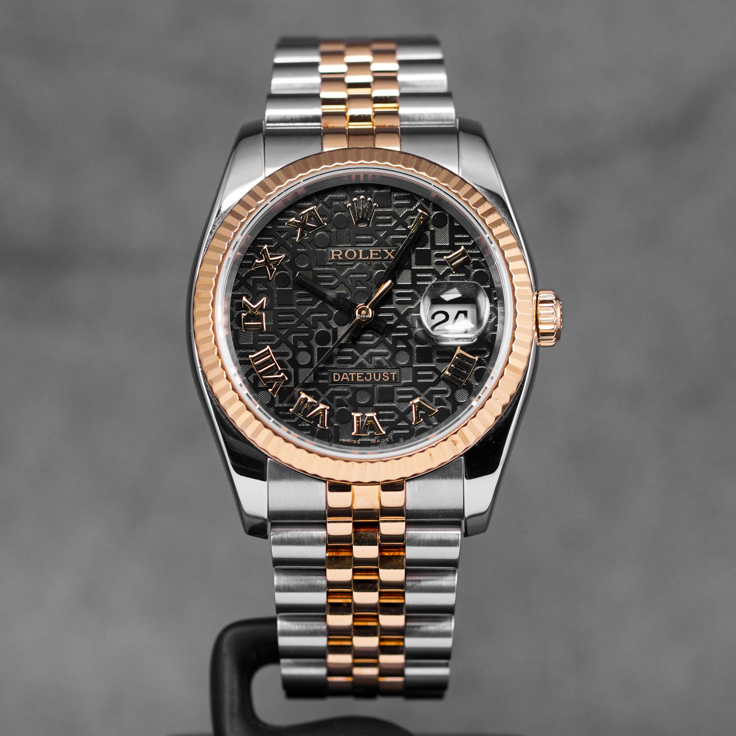 harga rolex datejust 36 black comp indonesia